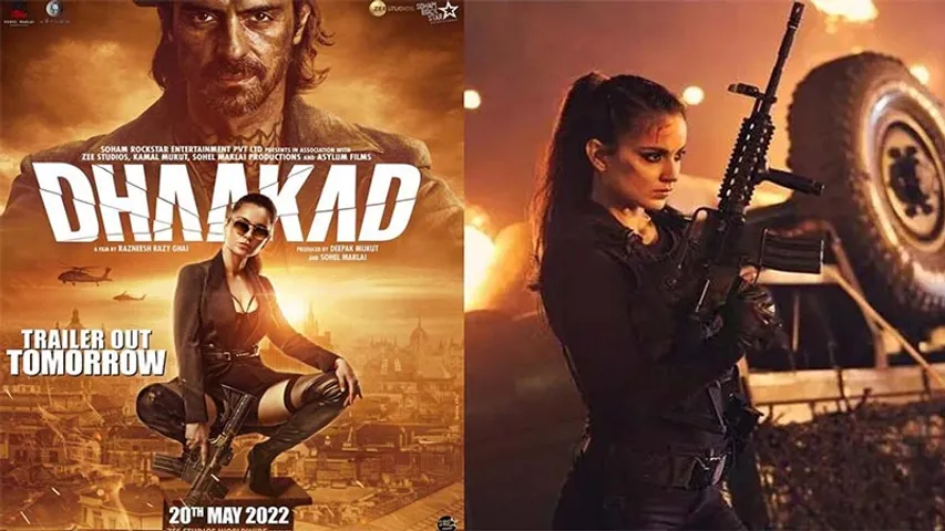 Dhaakad poster