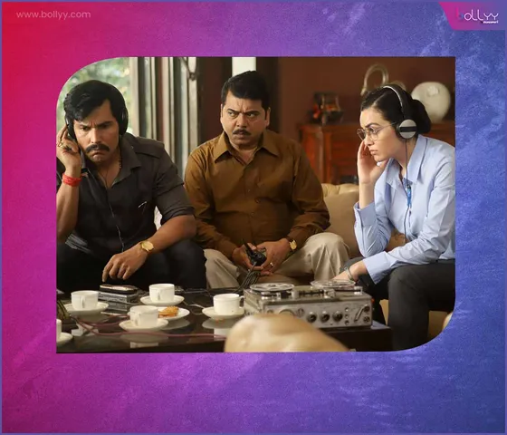 Actress Urooj Khan with Randeep Hooda from the web show Inspector Avinash