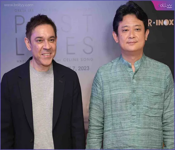 Mr. Sanjeev Kumar Bijli and Mr. Sang Woo LIM at the preview of Past Lives