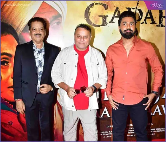Gadar-2 Music Event -Udit Narayan, Anil Sharma and Mithoon Sharma.