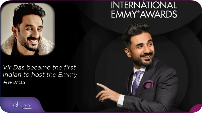 Vir Das became the first Indian to host the Emmy Awards