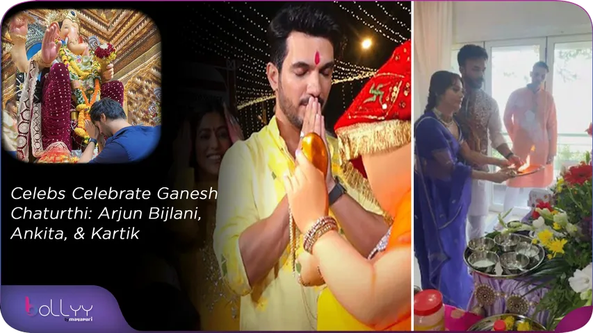 Celebs Celebrate Ganesh Chaturthi Arjun Bijlani, Ankita, & Kartik