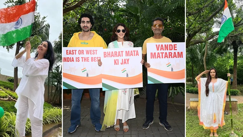 Actors celebrating Independence Day