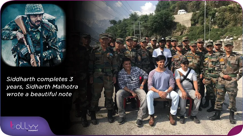 Siddharth completes 3 years, Sidharth Malhotra wrote a beautiful note