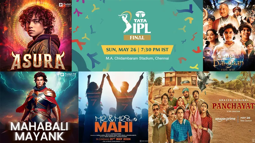 May Finale 'Mr. & Mrs. Mahi' in Theaters, Audio Series