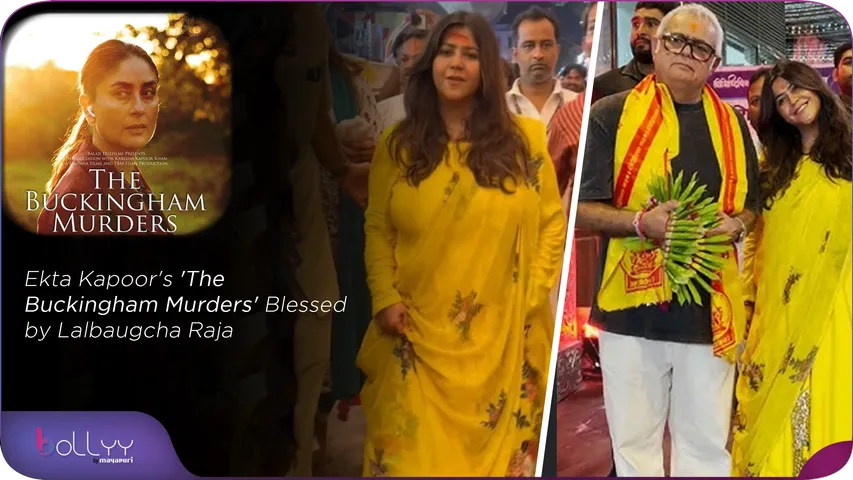 Ekta Kapoor's 'The Buckingham Murders' Blessed by Lalbaugcha Raja