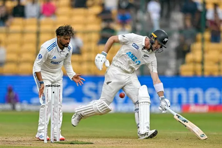 New Zealand beat India by 8 wickets in the Opening Test at Bengaluru