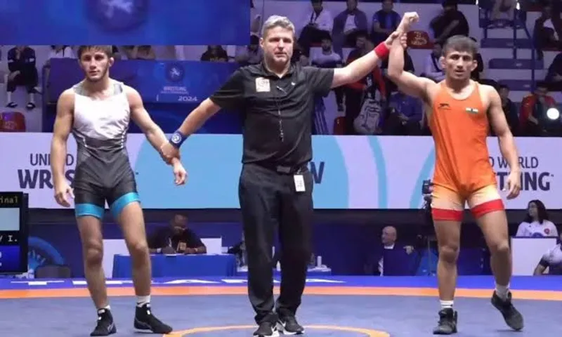 Chirag to face Kyrgyzstan’s Abdymalik Karachov in men’s 57 Kg Freestyle Final at U23 Wrestling World Championship 2024