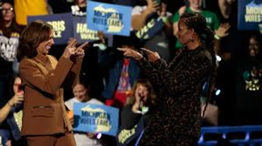 Michelle Obama powers Harris’s campaign in Michigan