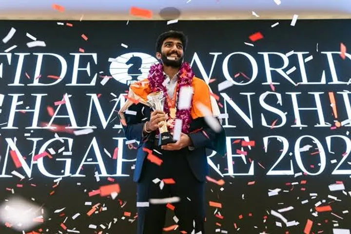 World Chess Champion Gukesh receives grand welcome at Chennai Airport