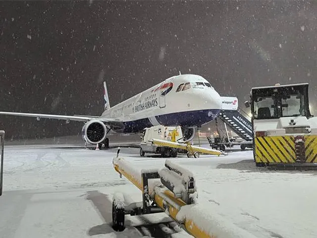 Heavy snowfall affects air travel in UK, Germany