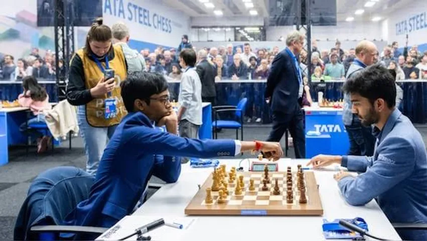 Praggnanandhaa, Gukesh draw in 8th round of Tata Steel Chess Masters 2025