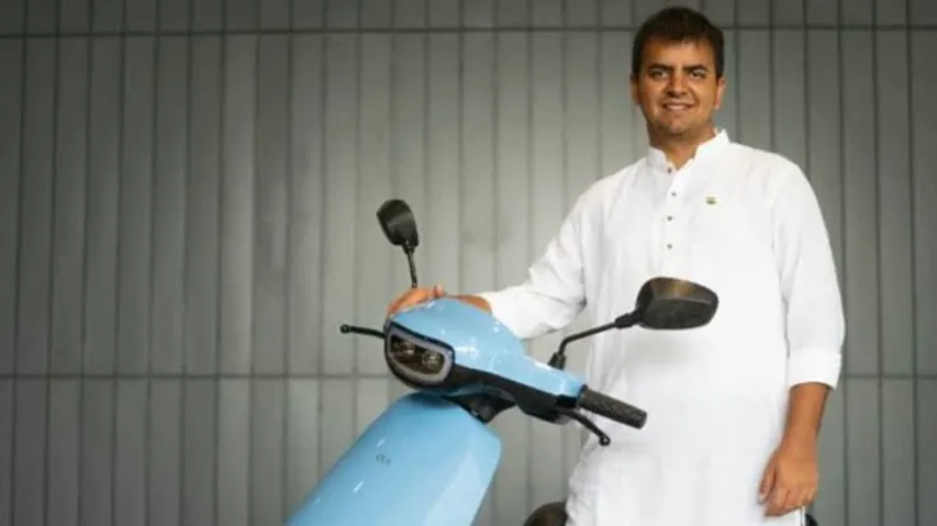 Bhavish Aggarwal: Ola Electric leads with a 25% market share in e-scooters