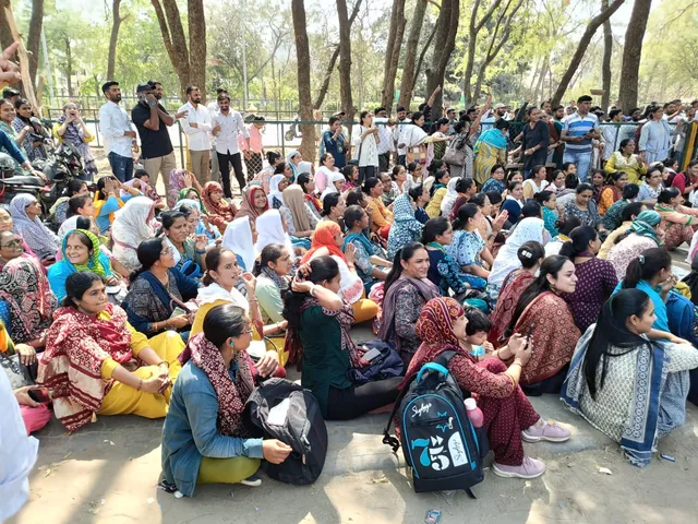 Health workers’ protest: 2,000 employees terminated by Gujarat government