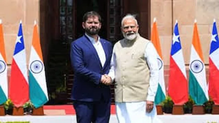 PM Modi holds talks with Chilean President in New Delhi