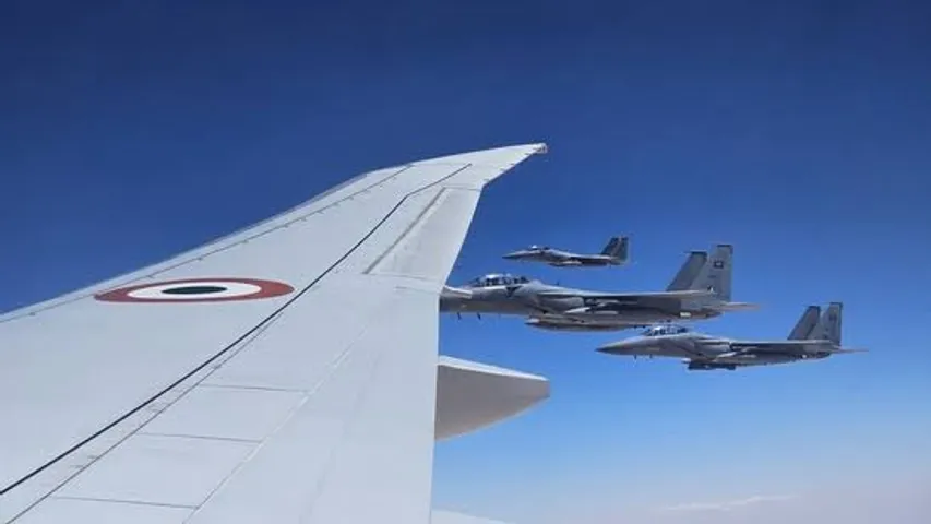 Saudi fighter jets escort PM Modi's plane to Jeddah in special gestur