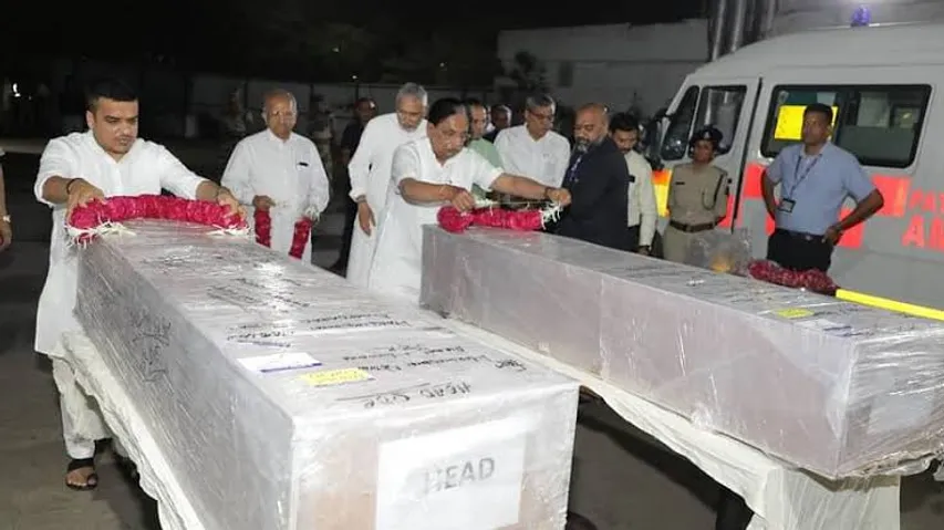 Gujarat CM attends last rites of Pahalgam terror attack victims