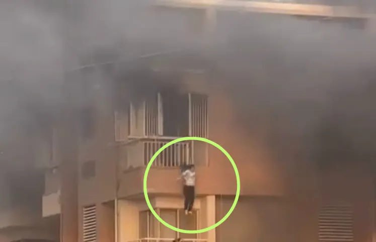 Residents leap from 4th floor as fire engulfs Aatrey Orchid flats in Ahmedabad