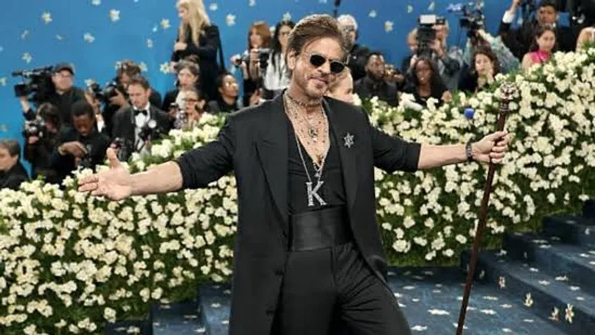 Shah Rukh Khan becomes first Indian male actor to walk the MET Gala red carpet