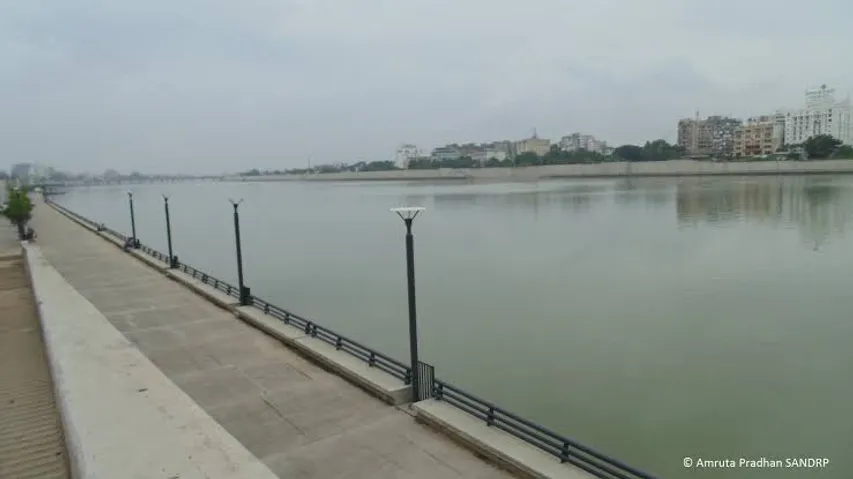 Water drained from Sabarmati for barrage repairs, riverfront dry till June 5