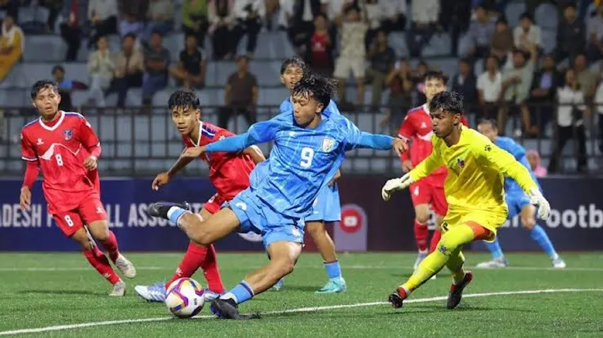 SAFF U19 C’ship: India seal top spot in Group B with 4-0 win over Nepal