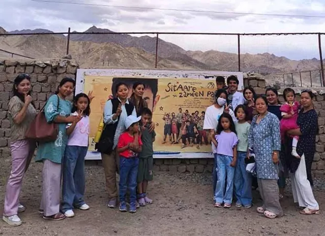 Aamir Khan starrer Sitaare Zameen Par screens at world’s highest altitude theatre in Ladakh for autistic children