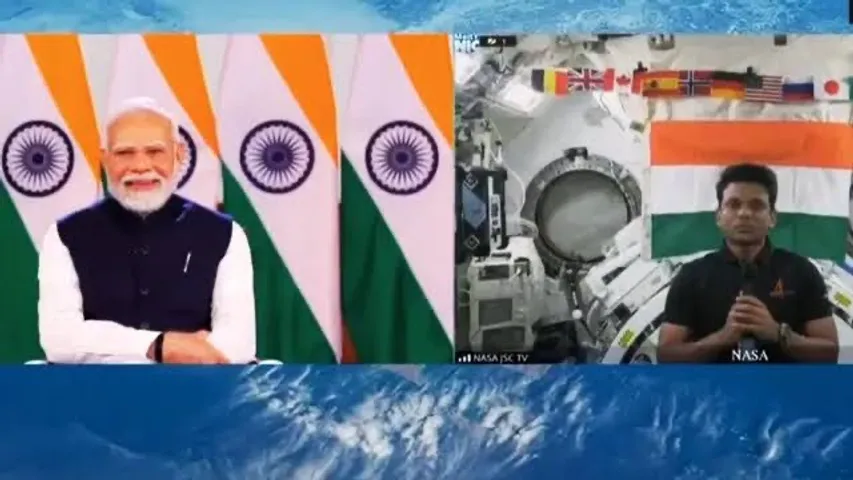 PM Modi welcomes Shubhanshu Shukla back to Earth
