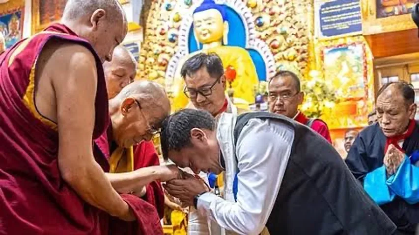 Arunachal CM Pema Khandu joins Dalai Lama's spiritual gathering in Ladakh