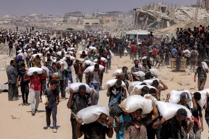 Gaza civil defence says 30 killed in food queue by Israeli fire