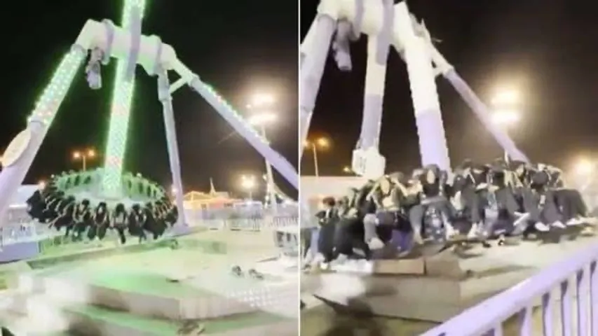Pendulum ride snaps mid-air at Saudi Arabia’s amusement park, injures 23