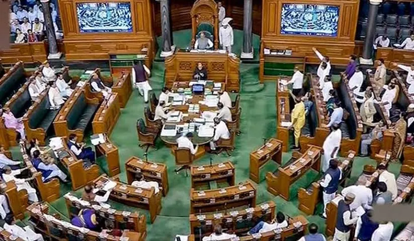 Rajya Sabha adjourned till Monday, Lok Sabha till 3 PM following uproar by opposition