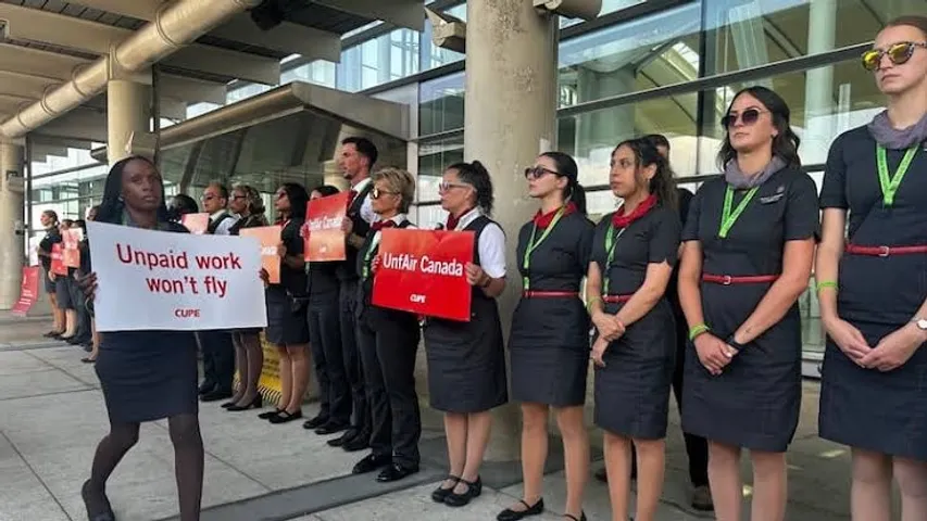 Over 10,000 Air Canada flight attendants plan to go on 3-day strike from Aug 16
