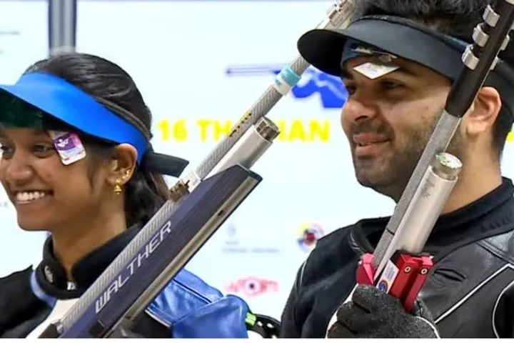 Arjun Babuta, Elavenil Valarivan clinch gold medal at 16th Asian Shooting Championship
