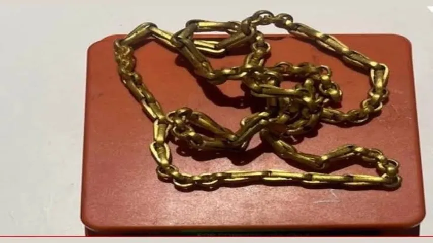 Ahmedabad Customs seizes gold chain worth ₹55 lakh from Dubai passenger