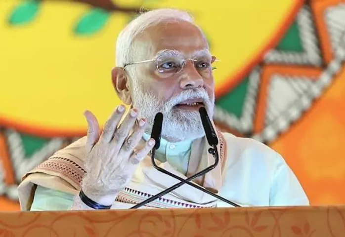 PM Modi launches ‘Swasth Nari Sashakt Parivar’ Abhiyan And Rashtriya Poshan Maah from Dhar in Madhya Pradesh