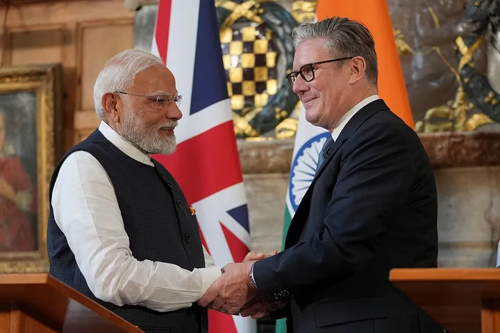 PM Modi, UK PM Keir Starmer hold talks in Mumbai to deepen India-UK strategic ties