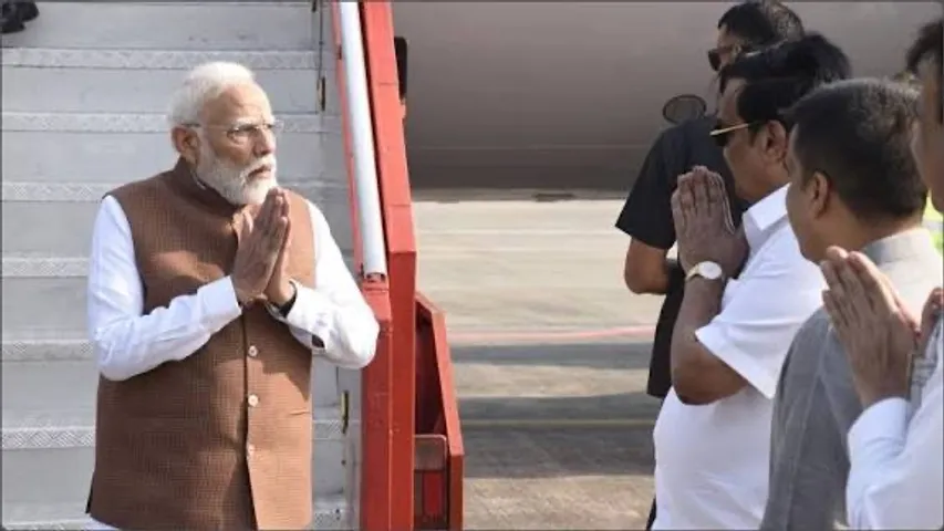 PM Narendra Modi Visits Under-Construction Bullet Train Station In Gujarat’s Surat