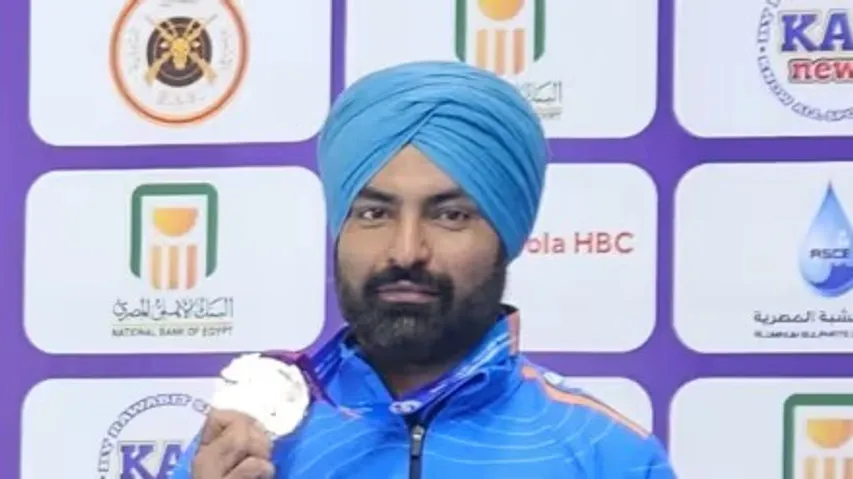 Olympian Gurpreet Singh wins Silver in 25m Centre Pistol at ISSF World Championships