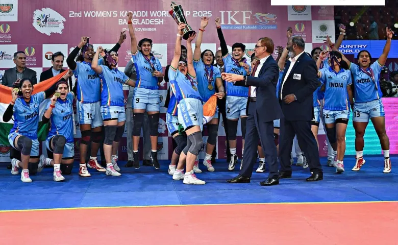 India Beat Chinese Taipei 35-28 To Win Their Second Consecutive Women’s Kabaddi World Cup