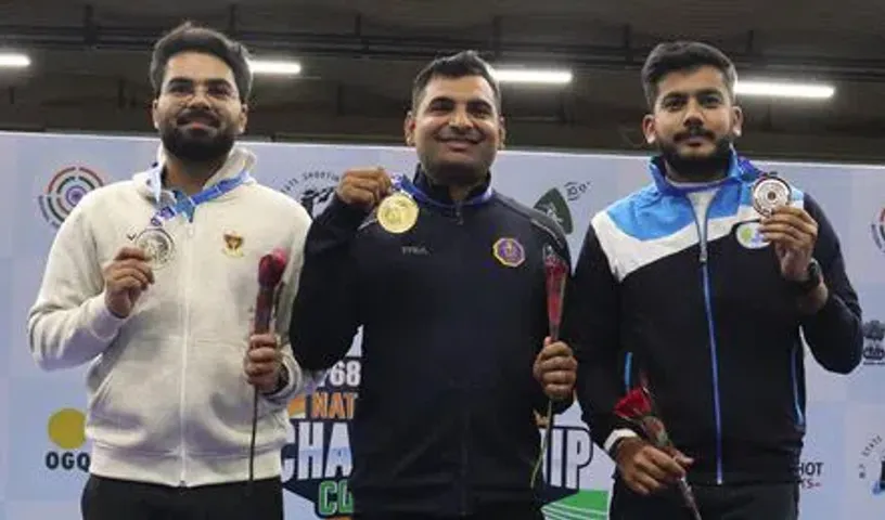 Kiran Ankush Jadhav wins Gold in 10m Air Rifle at National Shooting Championship