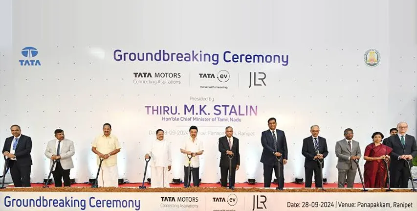 Tata Motors conducts ceremony of new vehicle manufacturing facility in TN
