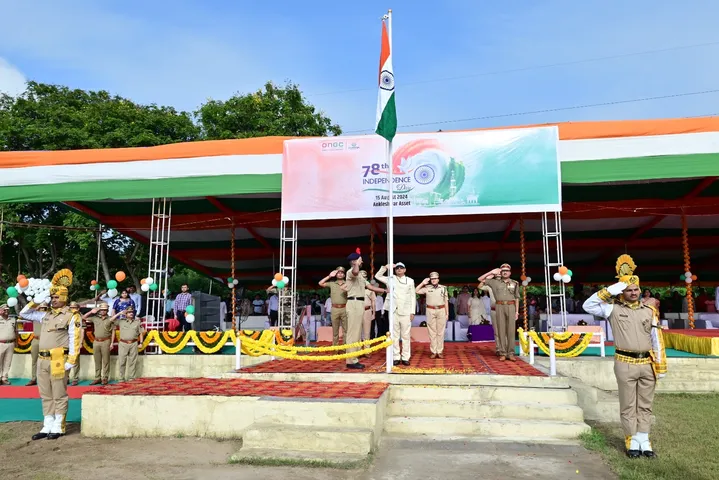 78th Independence Day 2024 celebration at ONGC Ankleshwar Asset