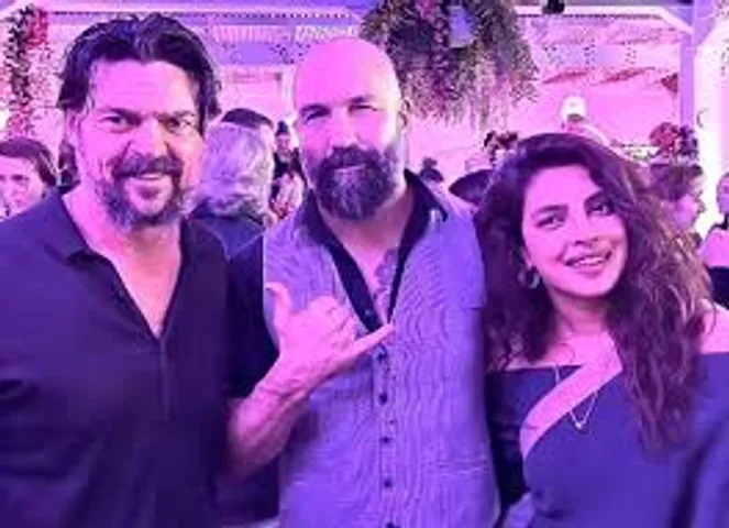 Priyanka Chopra Jonas and Karl Urban celebrate wrap of The Bluff
