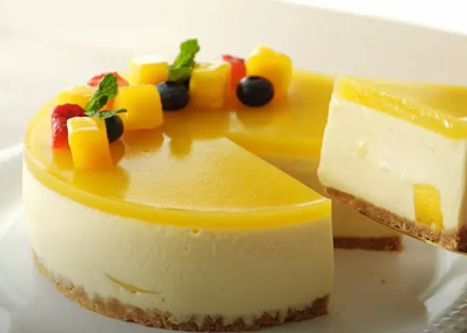 Fresh Mango Cheesecake