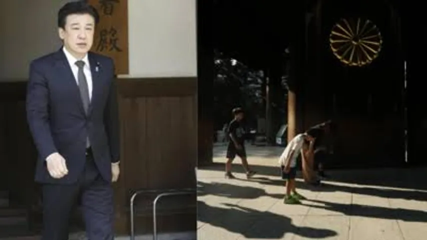 Japan ministers visit controversial war shrine on World War Two anniversary