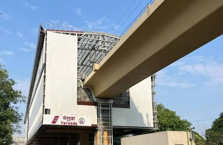 Yerawada Metro Station begins its operations from today
