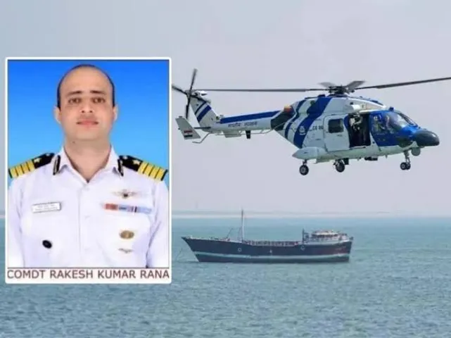 Pilot Commandant Rakesh Kumar Rana’s remains found at sea 55 km from Porbandar