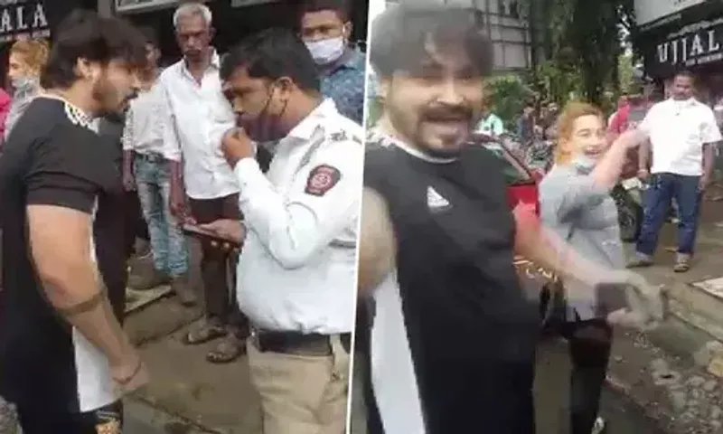 Two booked for misbehaving with traffic police personnel in Maharashtra's Thane after video went viral