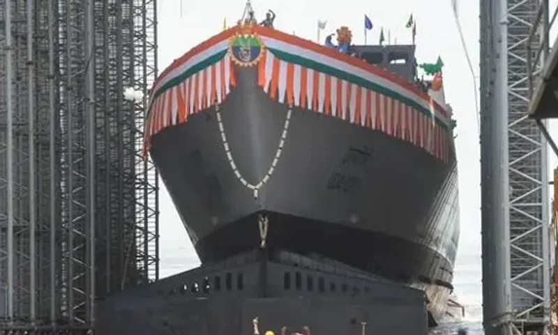 India launches two frontline made-in-India warships