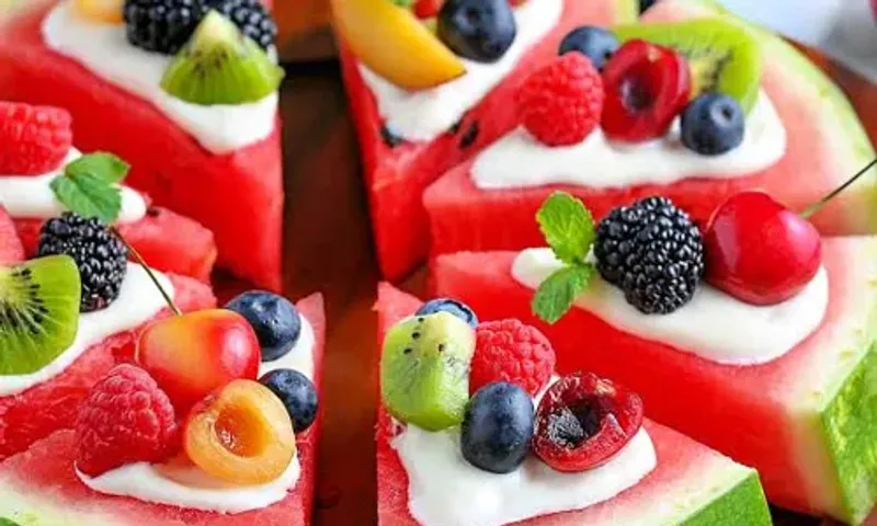 Watermelon Pizza recipe: This watermelon pizza is quite low in calories